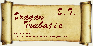 Dragan Trubajić vizit kartica
